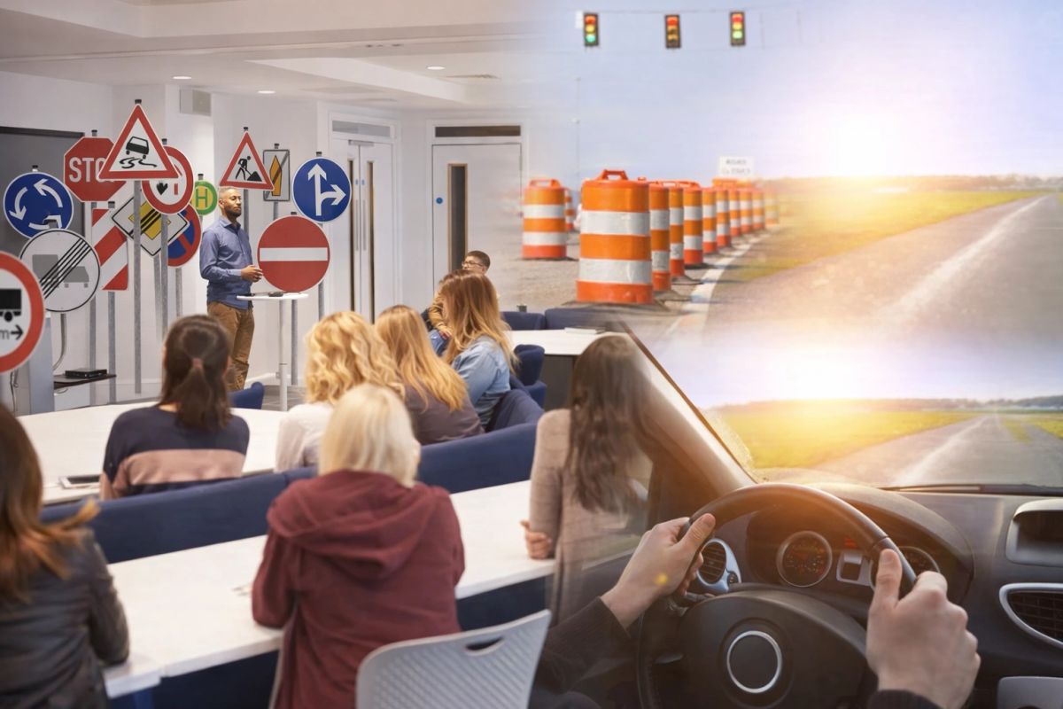 Adult Full package (8-Hour Driving Lessons + 8-Hour Classroom + Road ...