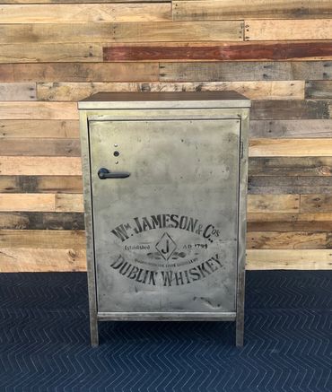 Furniture Renovation of Jameson Whiskey Cabinet