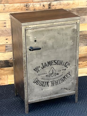 Furniture Renovation of Jameson Whiskey Cabinet