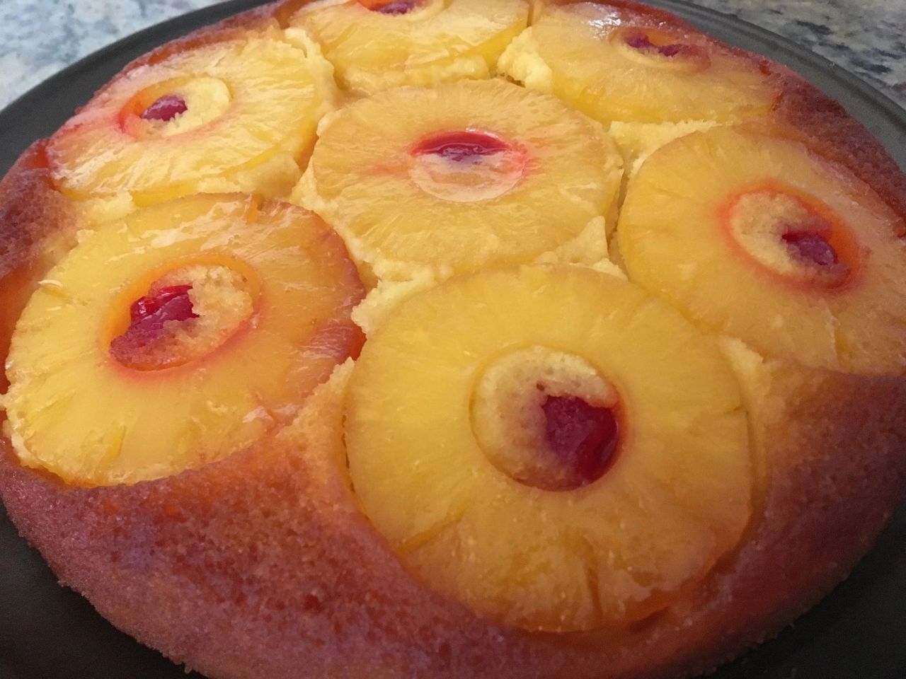 Gateau Renverse A L Ananas Caramelise