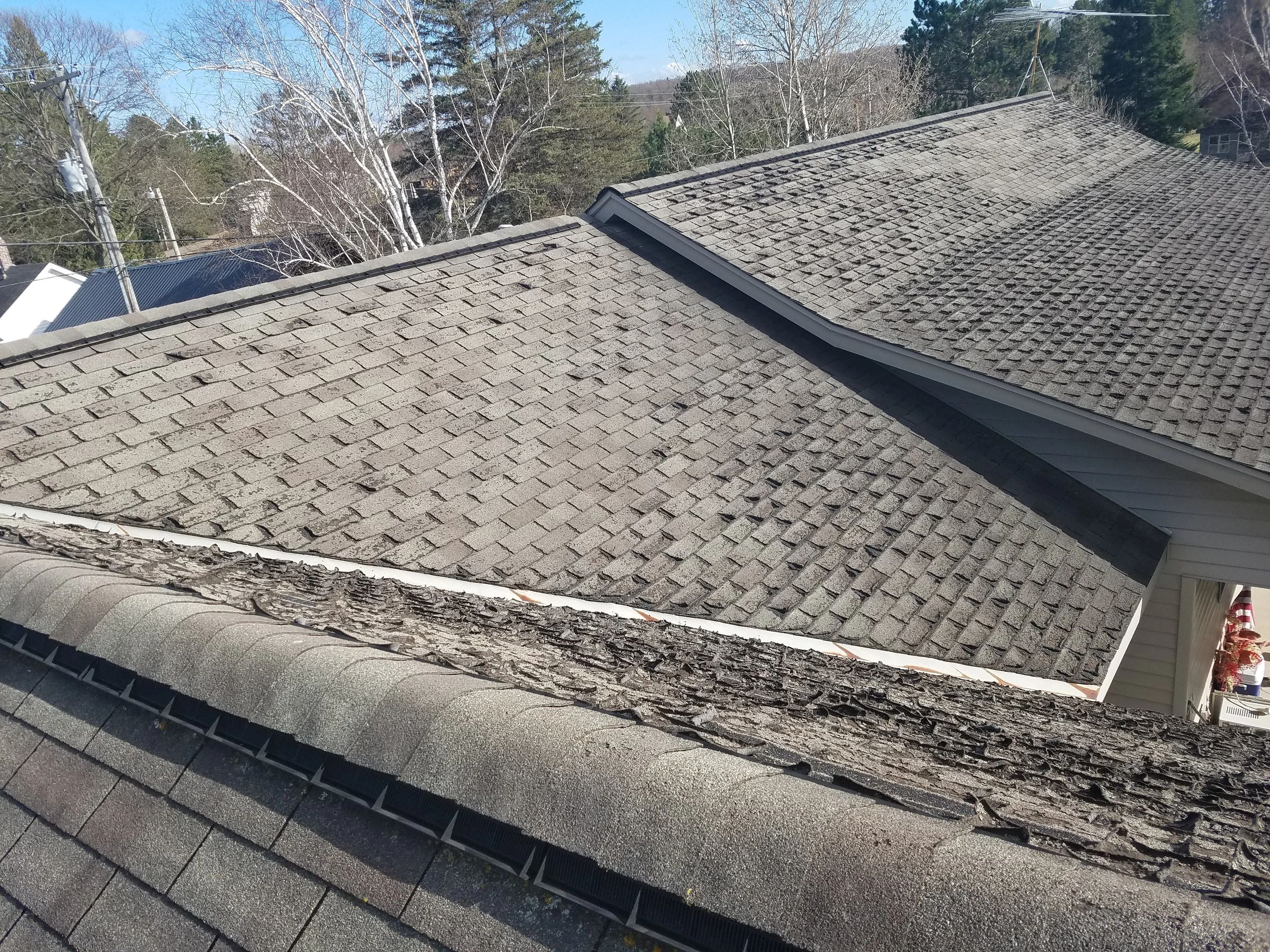 asphalt roofing repair or replacement