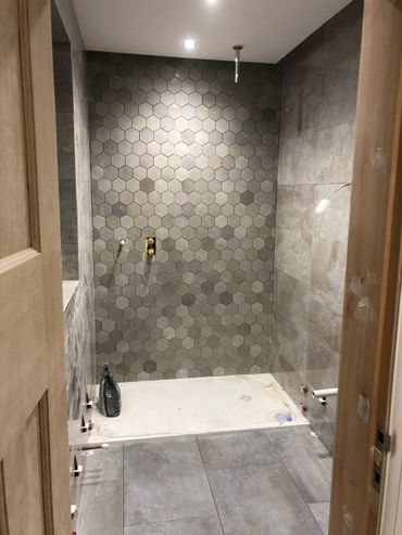 Bathroom tiling