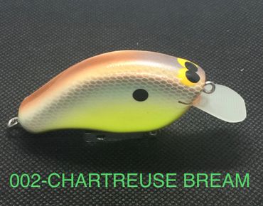 Chartreuse Bream balsa crankbait