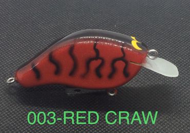 Red craw balsa crankbait