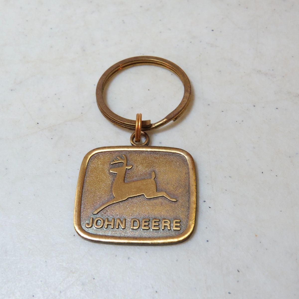 John Deere Key Ring, 1 1/2" Long