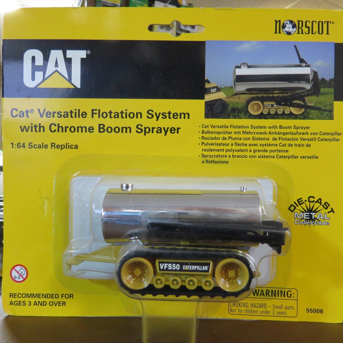 Caterpillar Versatile Flotation System with Chrome Sprayer, 1/64 scale ...