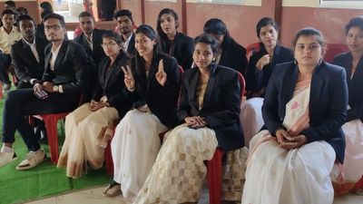 Final Year Students At Smt RKK Vidhi Mahavidyalaya Jarud
