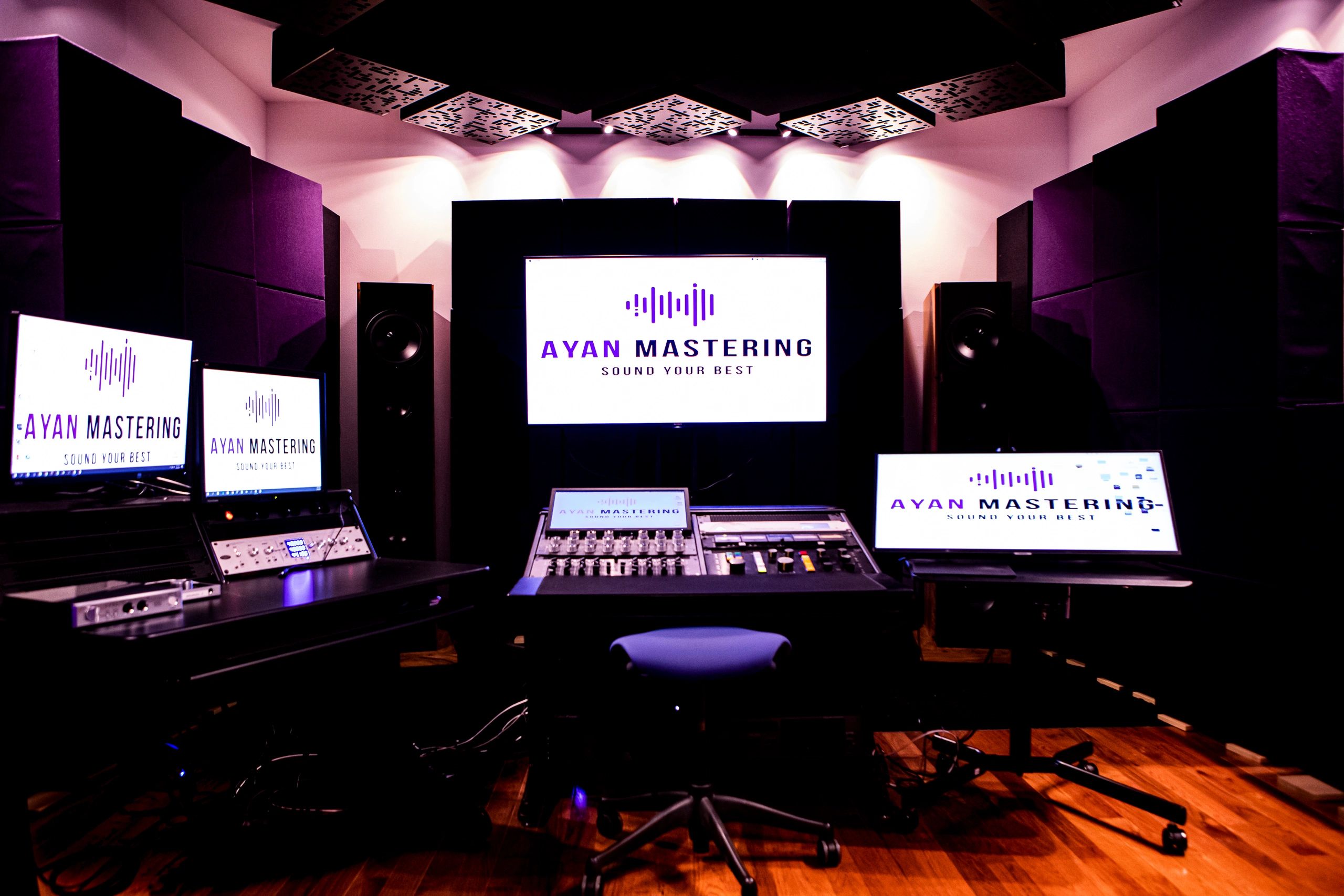 Real studio photo for Ayan Mastering