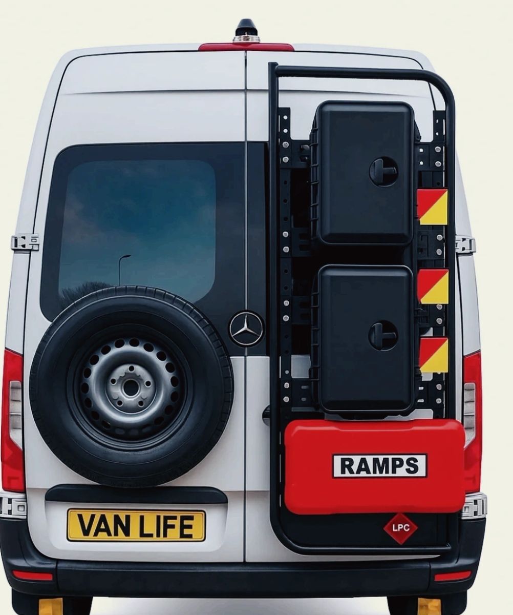 Sprinter Rear Generator Rack Vw Crafter-Mercedes sprinter 2018-present Rear storage Rack