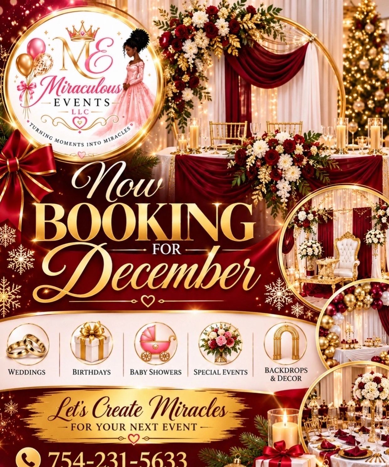 Now booking 