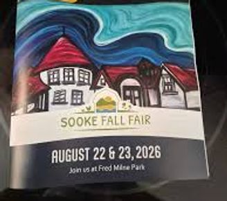 Poster for Sooke Fall Fair 2026.