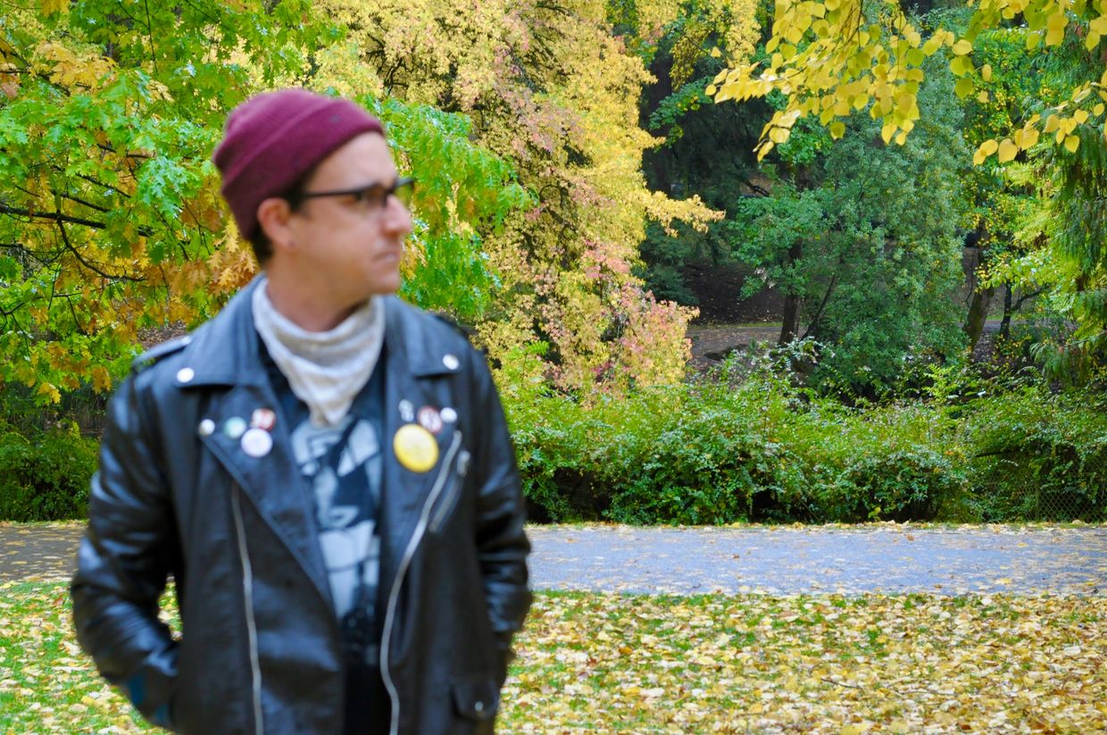 Me in autumn. Photo by Morgan Oyster-Sands, 2025.