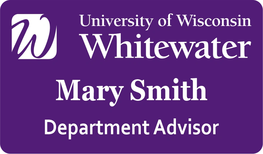 UW-Whitewater Name Badges