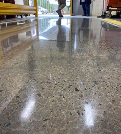 metallic epoxy floor, epoxy garage floor, polished concrete