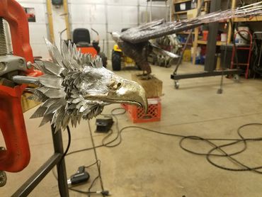 Handmade Copper Eagle