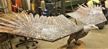 Handmade Copper Eagle
