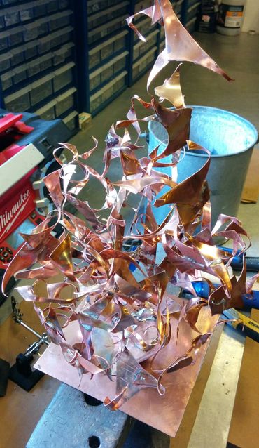 copper sculpture