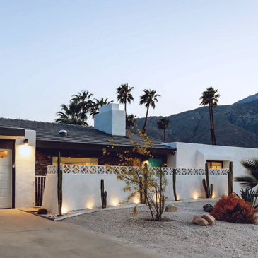Palm Springs luxury resort Airbnb Vacation  rental Villa with mountain views desert paradise 