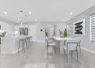 Designed dining room