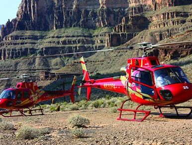 Papillon Grand Canyon Helicopter Tours Discounted Flights to West Rim and Champagne Floor Landing