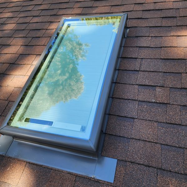Custom skylight replacement. We measure, order, and install the exact size to fit your home's needs.