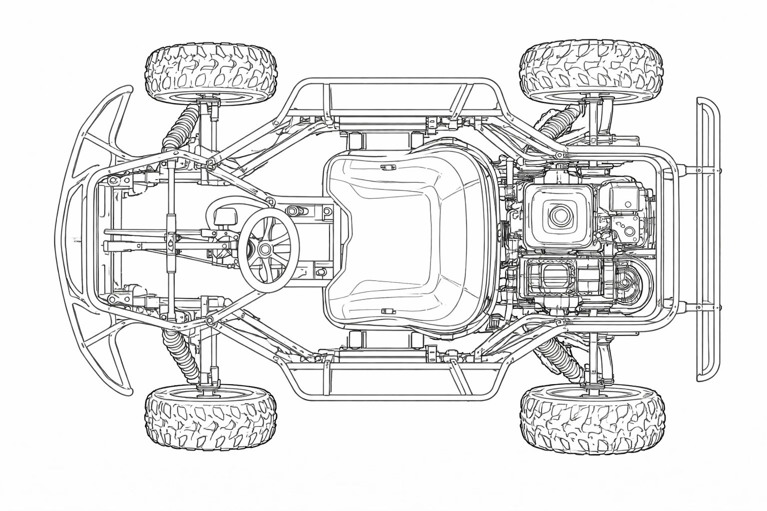 Comprehensive Go-Kart CAD Design