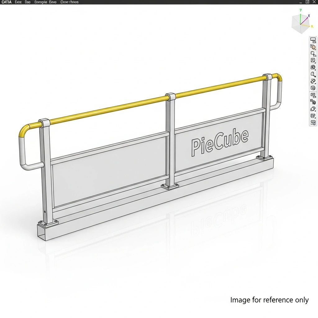 Overhead Railing Industrial Railing Design & CAD Detailing