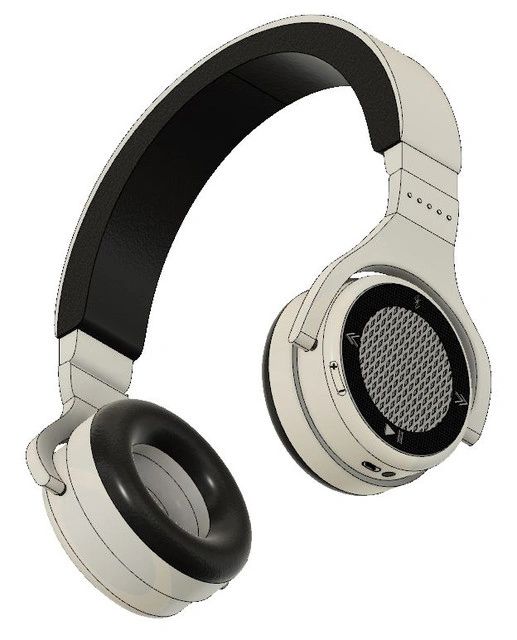 SolidWorks modeling for headphone prototype
