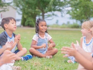 happy kids at preschool in st. clair shores, near grosse pointe,  clinton township, roseville