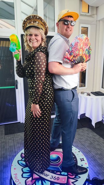 Guests having fun at the diplomat hotel  for a birthday party