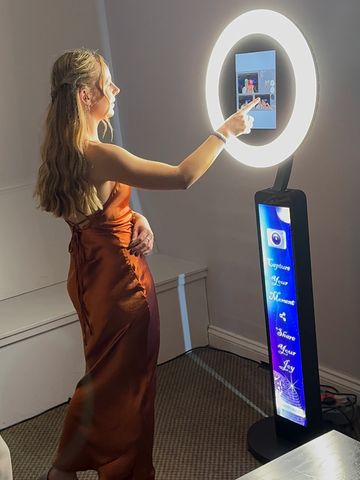 Selfie pod in Swansea south wales