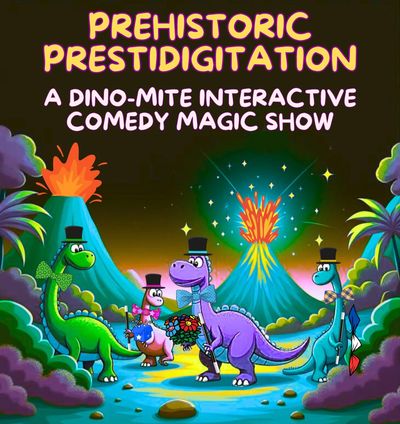 Comedy Magic Show Libraries Dinosaur