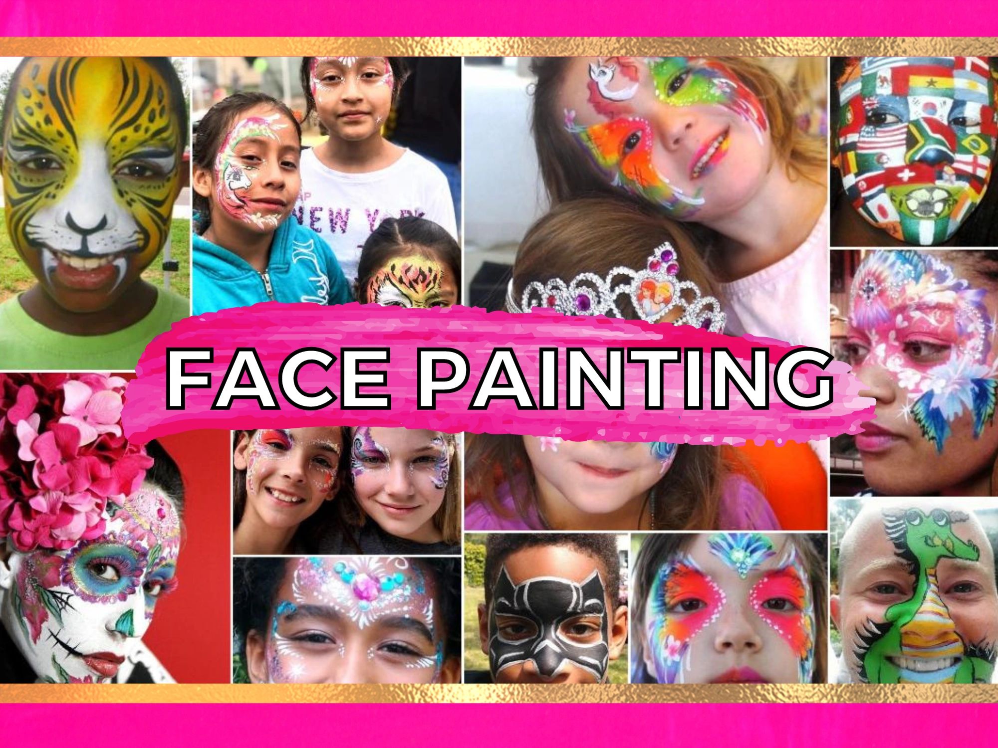 face painting sign ideas