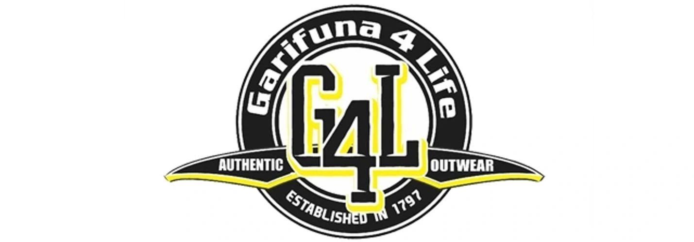Logo for Garifuna 4 Life authentic outwear brand.