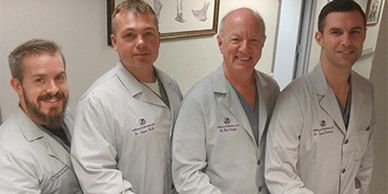 Our Podiatrists at Edgebrook Laser Center. Dr. Feder, Dr. Kalk, Dr. Kretch, Dr. Richey, Dr. Feder.