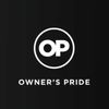 Logo with letters OP and text Owner's Pride below on black background.