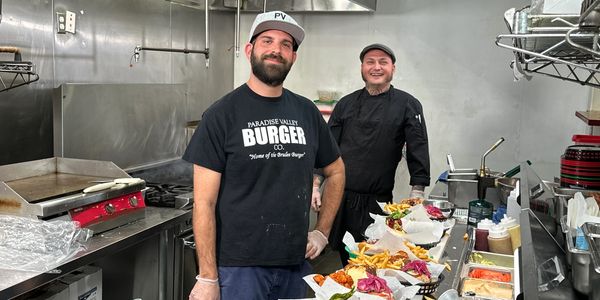 Chef/owner pretending work 