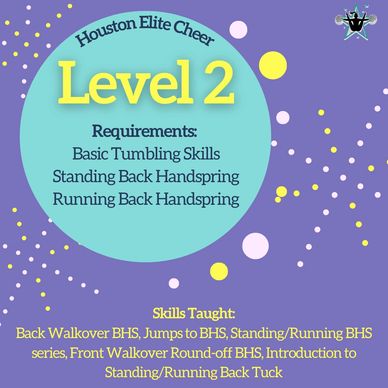 Intermediate Tumbling Classes at Houston Elite Cheer