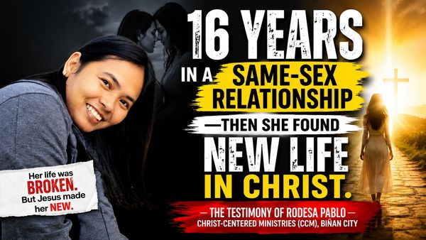 A testimony of 16 years in a same-sex relationship and finding new life in Christ.