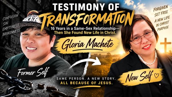 Transformation testimony of Gloria Machete finding new life in Christ.