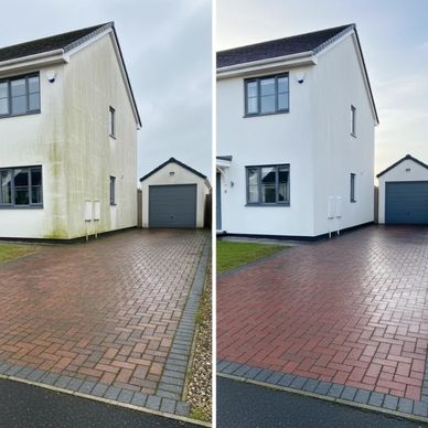 Hard Surfaces, Driveway & Render Cleaning: