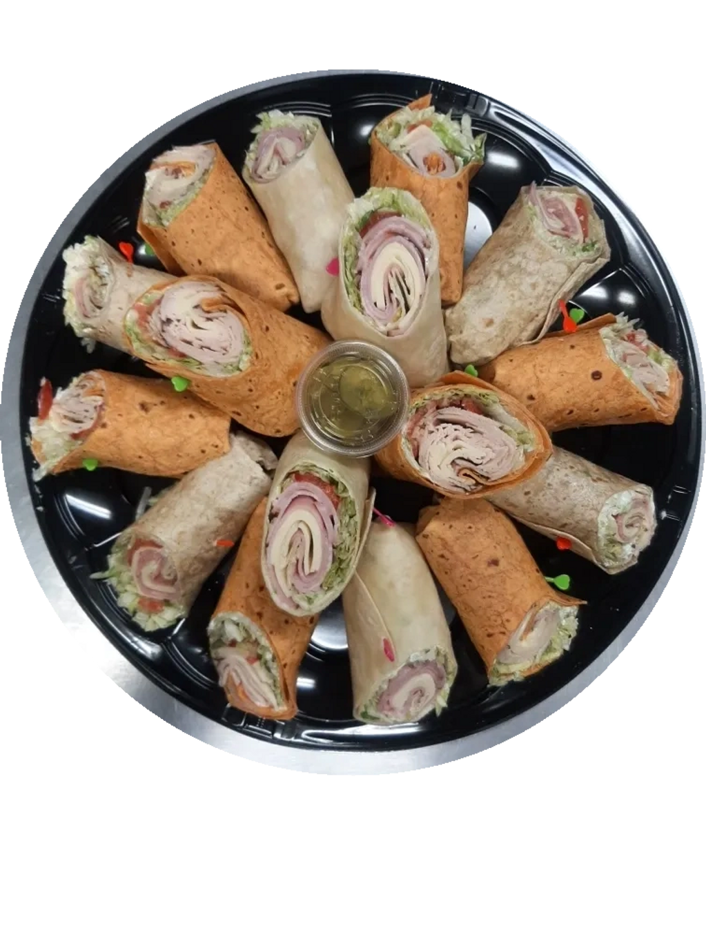 Wrap platter, serves 8 to 10 people, $50