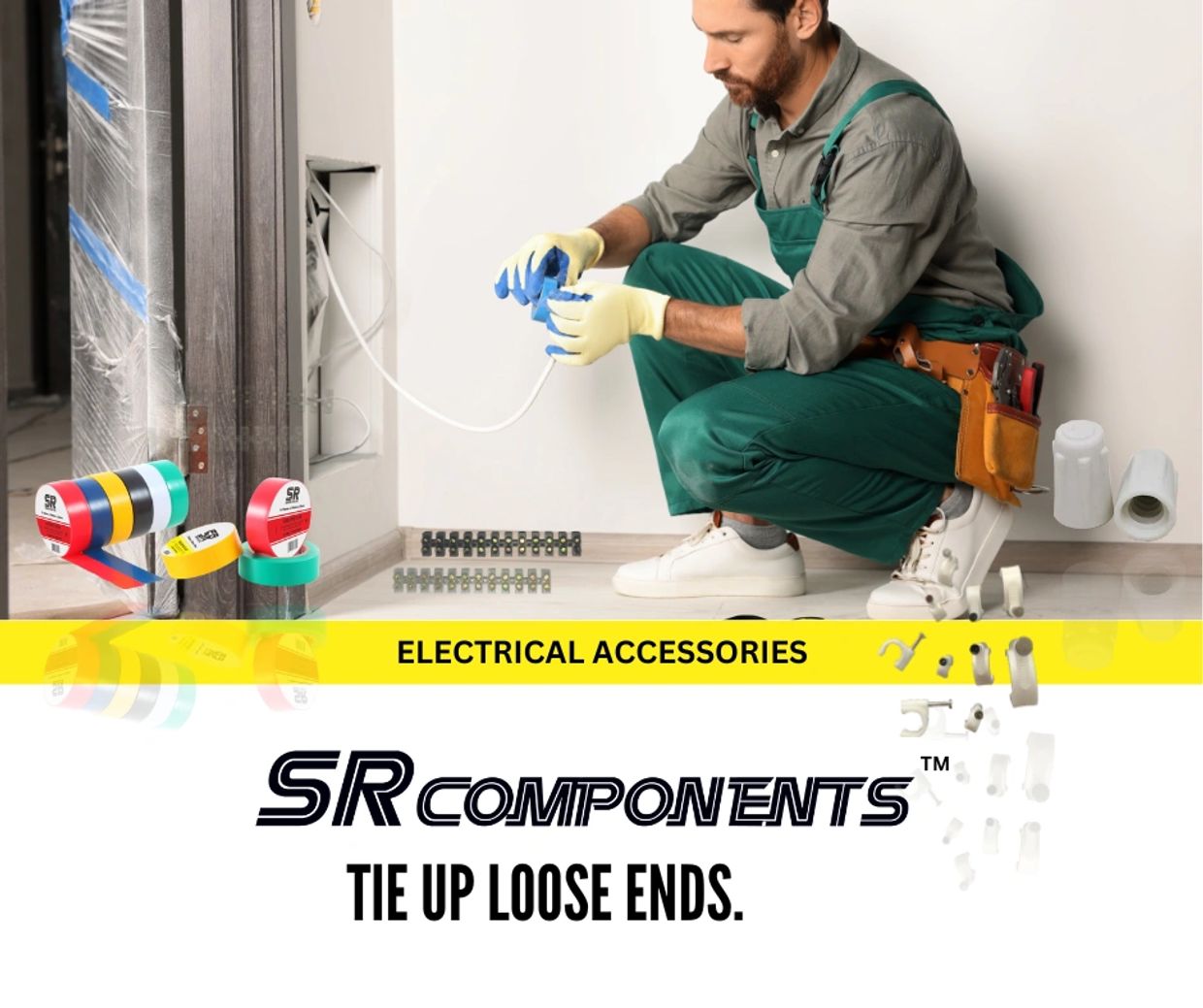 SR Components electrical accessories products range 