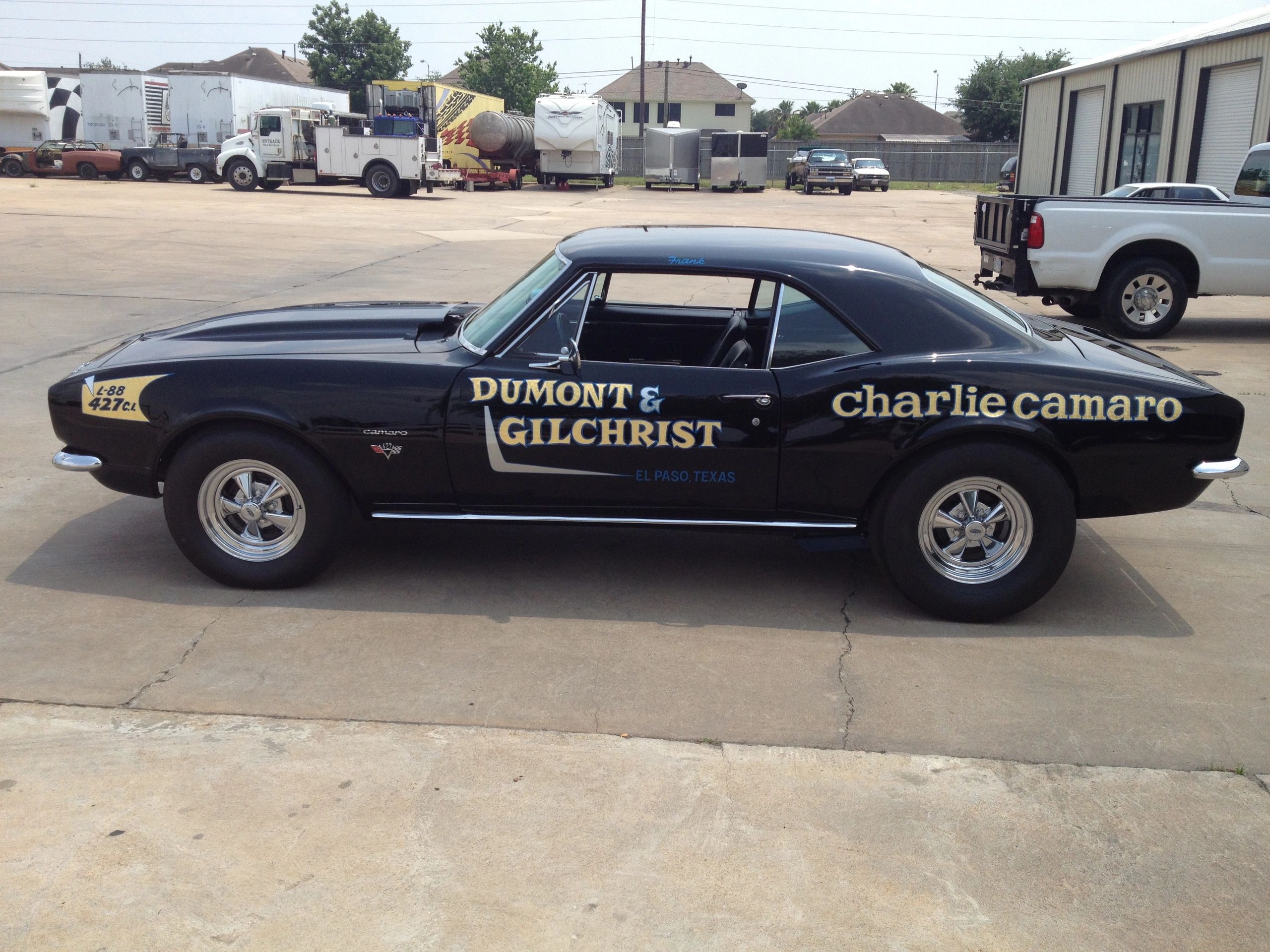 Classic cars in the barn