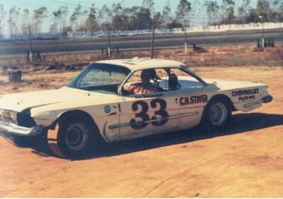 This is the Chevy Dirt Track Stock Car of Jim Bickerstaff  You can buy it from our product list....