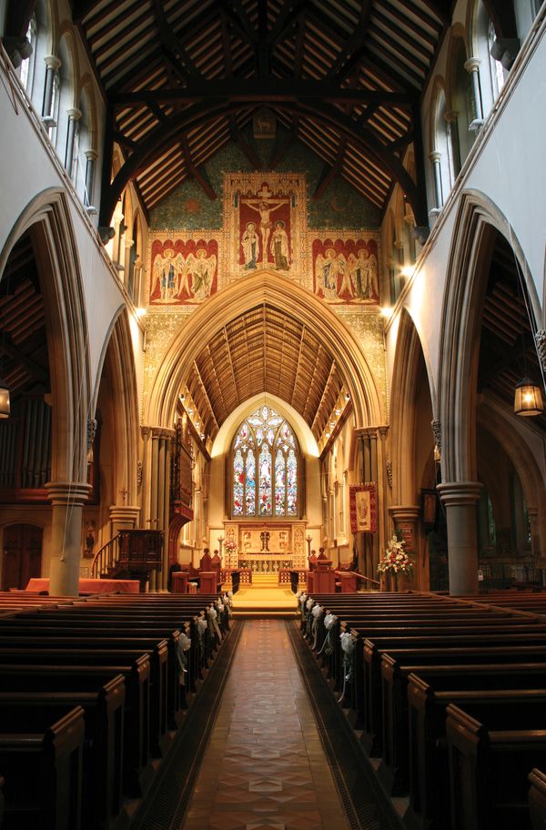 St Martin's Church Dorking nave