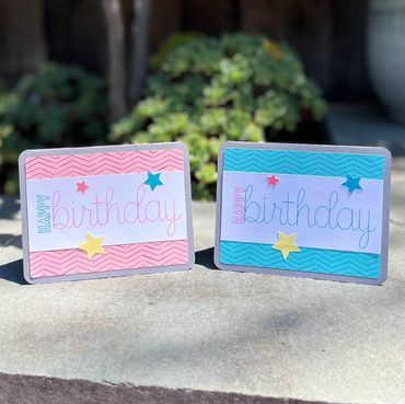 Star Happy Birthday Card