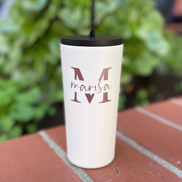 Letter With Name Tumbler