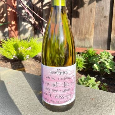Painted Wine Label