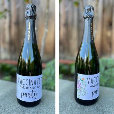 Floral Wine Label